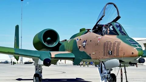 A-10 Warthog Emerges Painted In Green And Tan Camouflage The