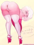 pink diamond steven universe anus armwear ass bent over high