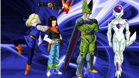 Dragon ball Xenoverse Android 17 and 18 vs Cell and Frieza -