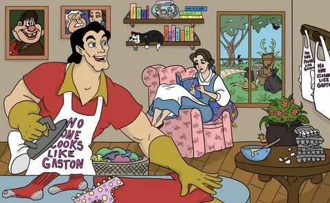 No one cooks like Gaston! No one cleans like #Gaston! Gaston