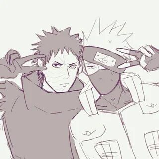 Obito and Kakashi Anime naruto, Naruto, Kakashi