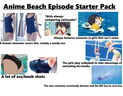 The Anime Beach Episode Starter Pack /r/starterpacks Starter