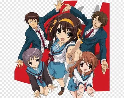 Kyon Itsuki Koizumi Yuki Nagato Mikuru Asahina Haruhi Suzumi