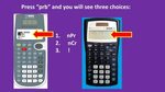 How to Use the TI 30XS or TI 30X IIS to Calculate Combinatio