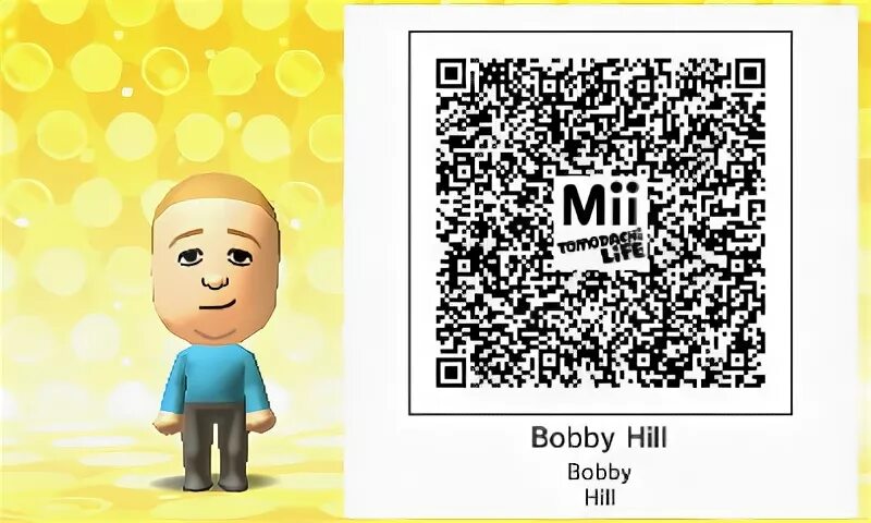 Tomodachi Life QR Codes