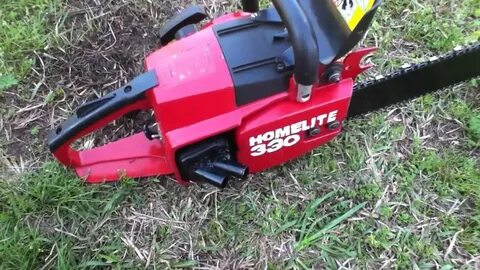 homelite 330 chainsaw - YouTube