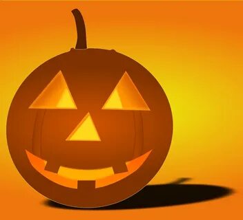 Cartoon pumpkin ghost halloween light free image download