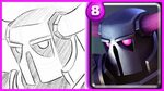 HOW TO DRAW PEKKA FROM CLASH ROYALE - YouTube