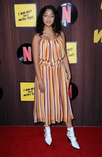 MAITREYI RAMAKRISHNAN at I Am Not Okay with This Premiere in