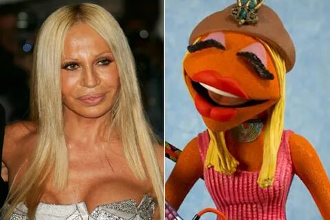 Donatella Versace + Janice the Muppet - Celebrity Doppelgang