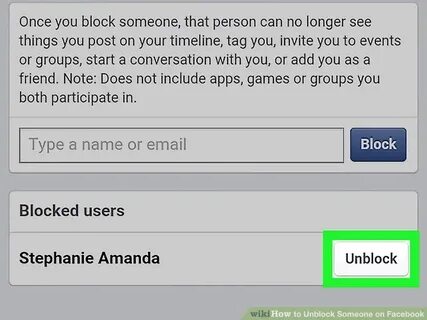 What happens when you unblock someone on facebook What happe