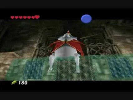 Ocarina of Time - King Zora slides out of the way - YouTube