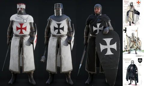 Crusaders Knights Templar Hospitaller Teutonic Medieval Armo