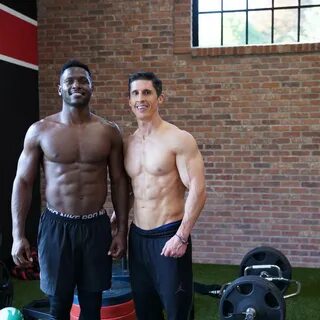 NFL player Antonio Brown and Jeff Cavaliere, just a couple n