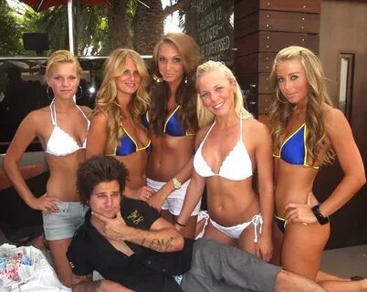 Ryan Cabrera and Swedish Bikini Team at Bare