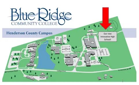 Blue Ridge Community College Campus Map - Cherry Hill Map