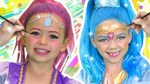 Shimmer and Shine Face Paint WigglePop - YouTube
