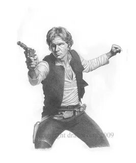 Han Solo Blaster Drawing - Han Solo picha (24818345) - fanpo