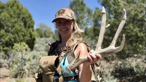 Arizona Strip Shed Hunting with Brit For Her Birthday! Antle