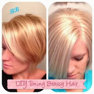 DIY: Toning Brassy Hair Toner for blonde hair, Brassy hair, 