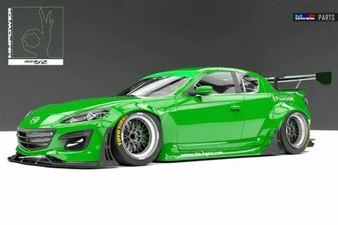 PANDEM Mazda RX8 Wide Body Full Kit (Rocked Bunny Style) Onl