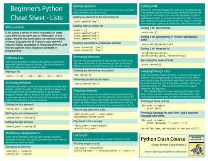 Python Cheat sheet - Compendium for hackers and developers