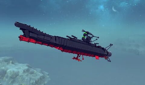 Besiege Vanilla Space Battleship Yamato I made Games26