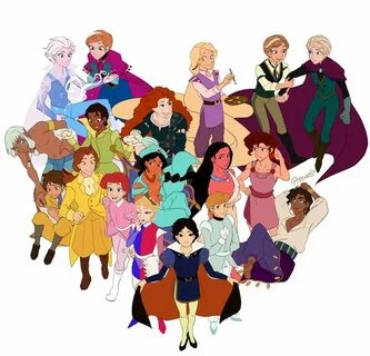 Disney Princesses as Princes デ ィ ズ ニ-ソ ン グ, 性 転 換, プ リ ン セ ス