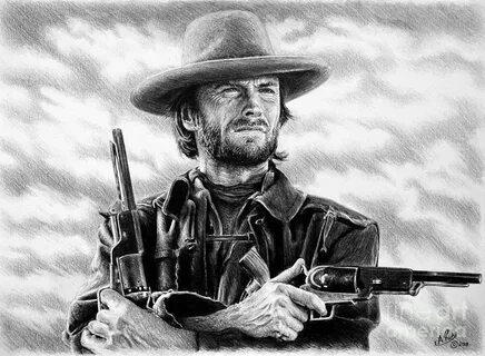 The Outlaw Josey Wales Drawing by Andrew Read Fine Art Ameri