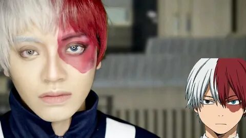 Boku No Hero Academia Shoto Todoroki Makeup Tutorial - YouTu