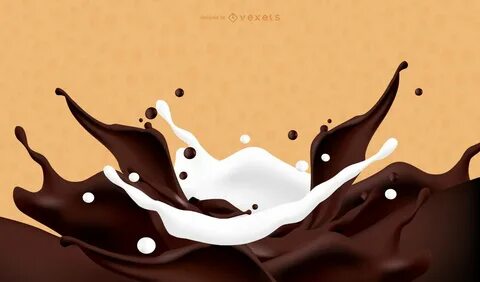 Splash Chocolate Vector Download