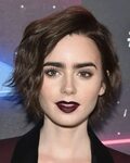 Pin by Janny Dhamar on Lily Collins. Lily collins short hair