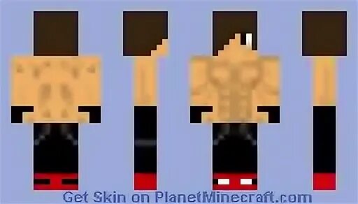 Strong Muscle Man Minecraft Skin