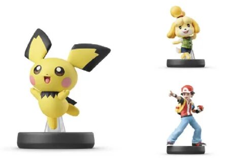 The next amiibo wave with Pokemon Trainer, Pichu, and Isabel