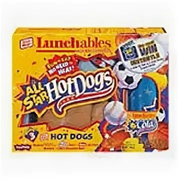 Lunchables Lunch Combinations, All Star Hot Dogs: Calories, 