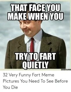 THAT FACE YOU MAKE WHEN YOU TRYTO FART QUIETLY Memes Com 32 
