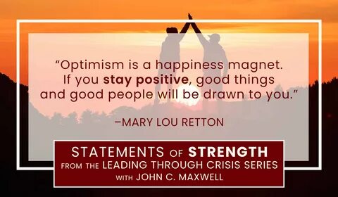 TODAY'S STATEMENT OF STRENGTH - Mary Lou Retton - Maxwell Le