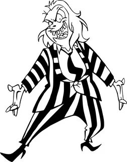 Coloriage Beetlejuice à imprimer