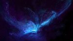 Espacio azul, estrellas, universo 750x1334 iPhone 8/7/6/6S F