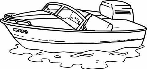 awesome Any Motorboat Aquatic Coloring Page Coloring pages, 