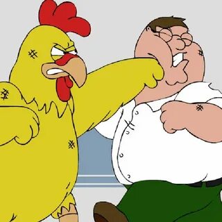 Family Guy- Peter and the fighting chicken...best running tv