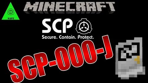 Minecraft SCP Site-19 - Meet SCP-000-J - YouTube