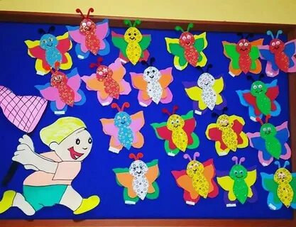 Butterfly bulletin board idea - Preschoolplanet