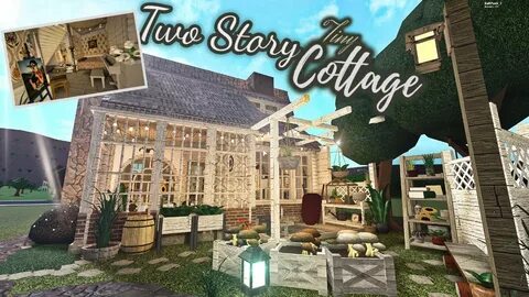 2 Story Tiny Cottage House Build Bloxburg Roblox - YouTube