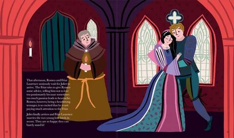 Romeo and Juliet // Picture Book Behance