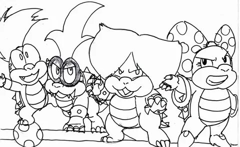 super mario characters coloring pages - Clip Art Library