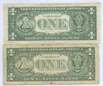 Лот банкнот 1 доллар 1993, 1995 г., США. Лот № 2528 - Аукцио