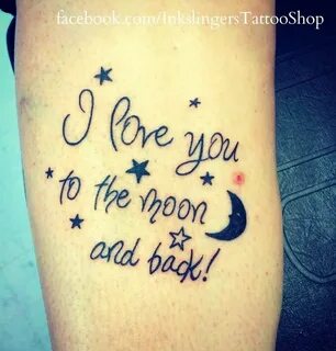 Pin by Wendy Morgan on Tattoos To the moon and back tattoo, 