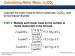 7.5 Molar Mass and Calculations - ppt download