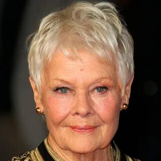 Celebrity Hairstyles: The Icons Of Grey Hair Judy dench hair